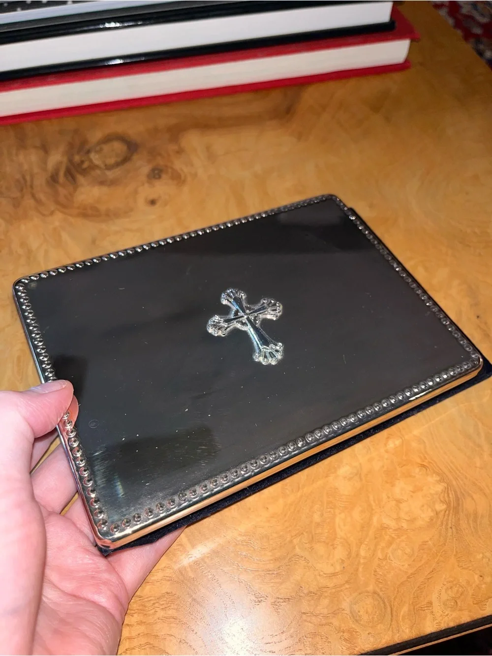 Silver Cross Accent Picture Album